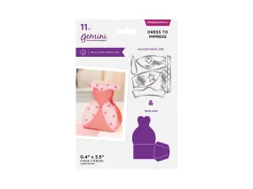 Crafter's Companion 3D Box Die and Stencil Set - Dress to Impress