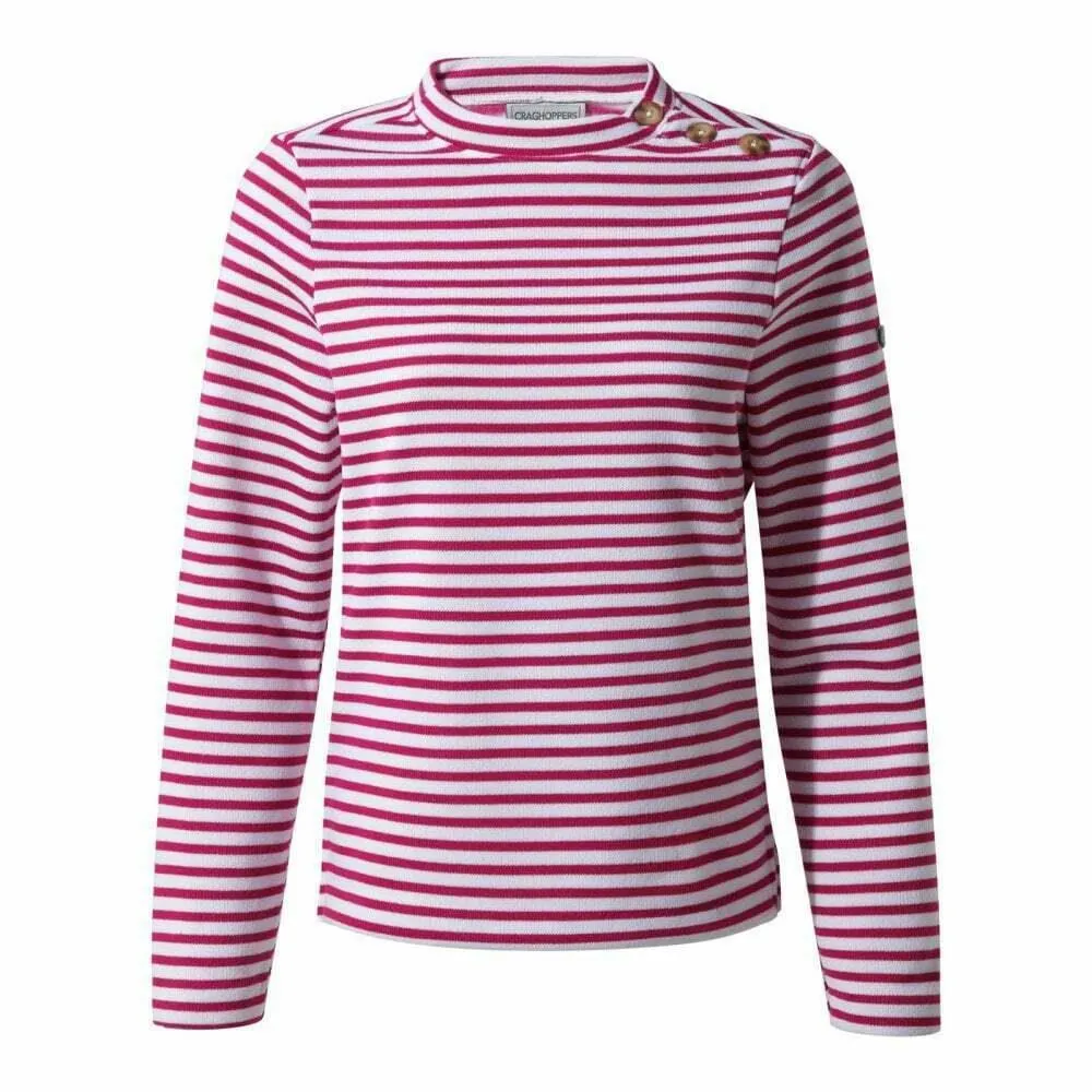 Craghoppers Womens Balmoral Striped Crew Neck Jersey