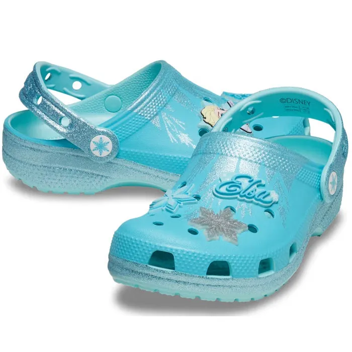 Crocs Kids - Classic Clog Disney Frozen Elsa - Junior Youths Sizes