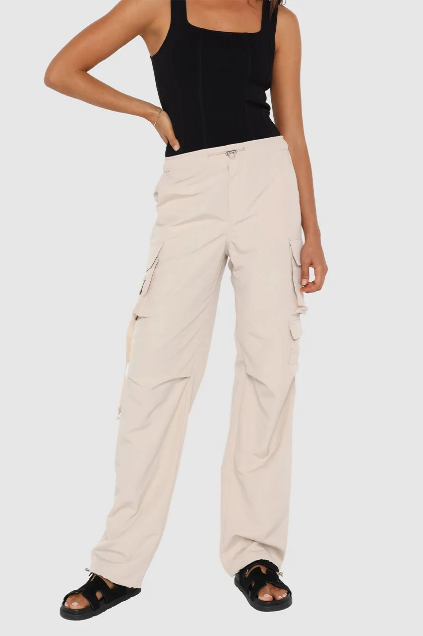 Dean Cargo Pants | Ecru