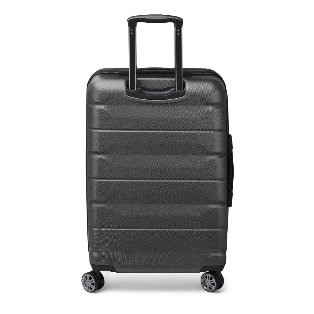 Delsey Air Armour 68cm Expandable Medium Luggage - Black