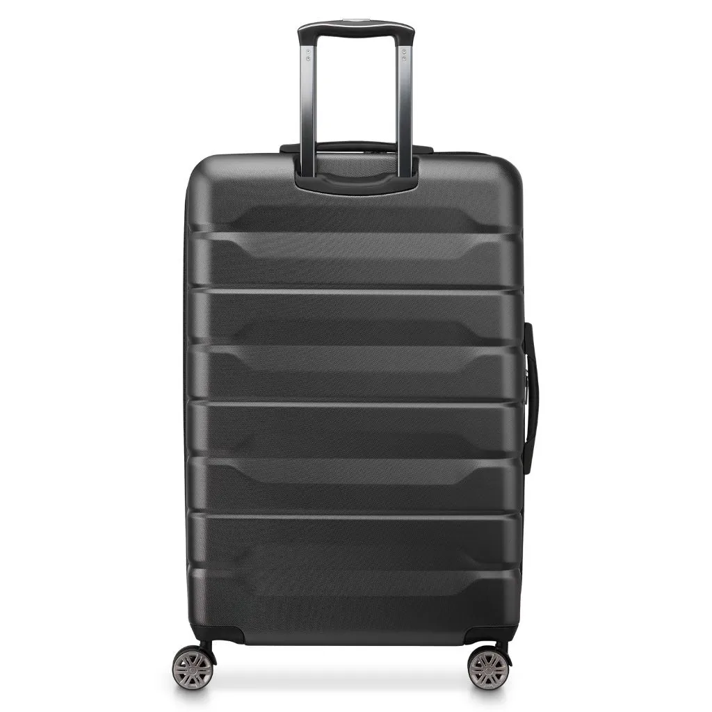 Delsey Air Armour 78cm Expandable Large Luggage - Black