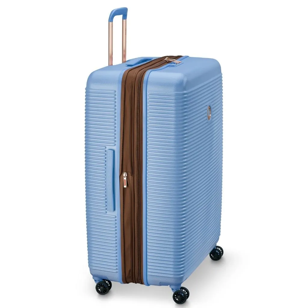 Delsey Freestyle 82cm Large Luggage - Sky Blue