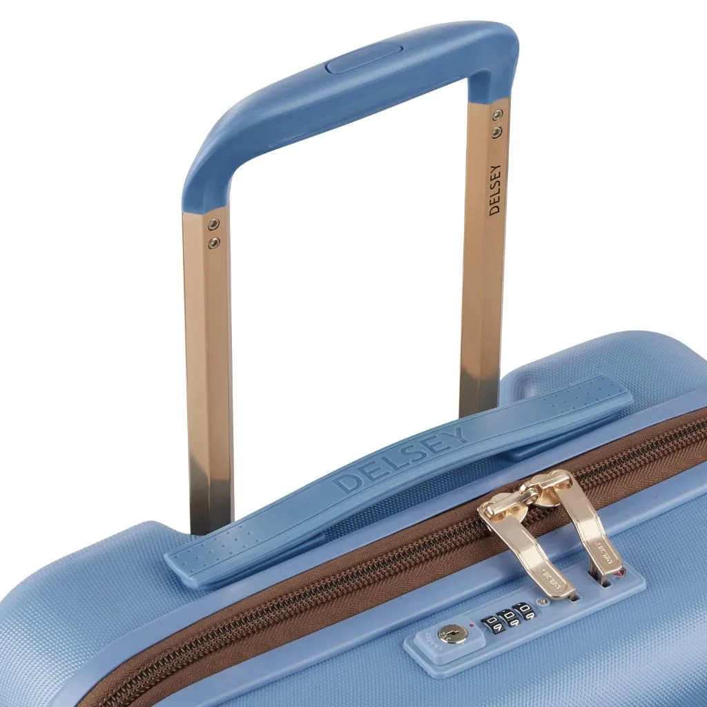 Delsey Freestyle 82cm Large Luggage - Sky Blue