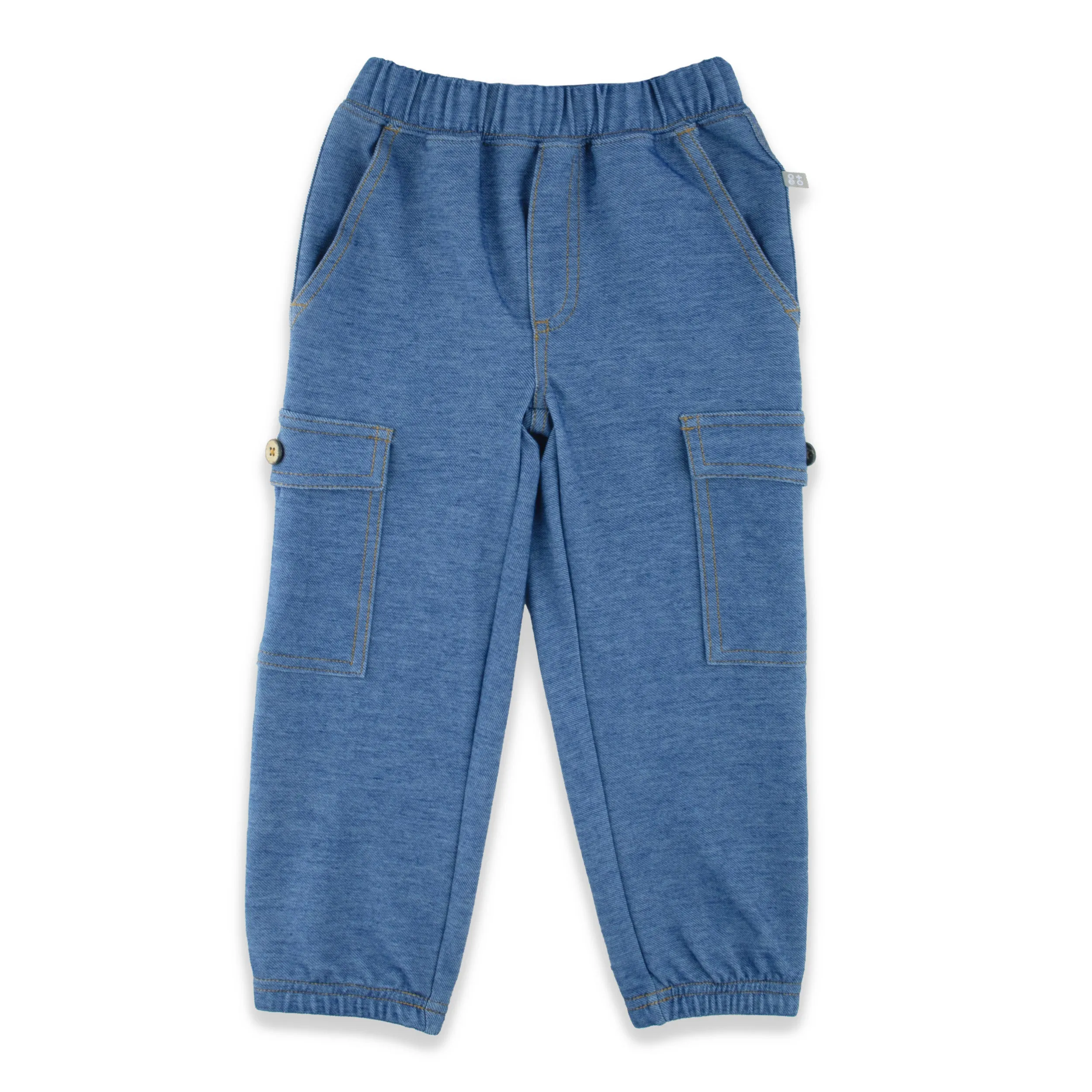 Denim Toddler Cargo Jeans