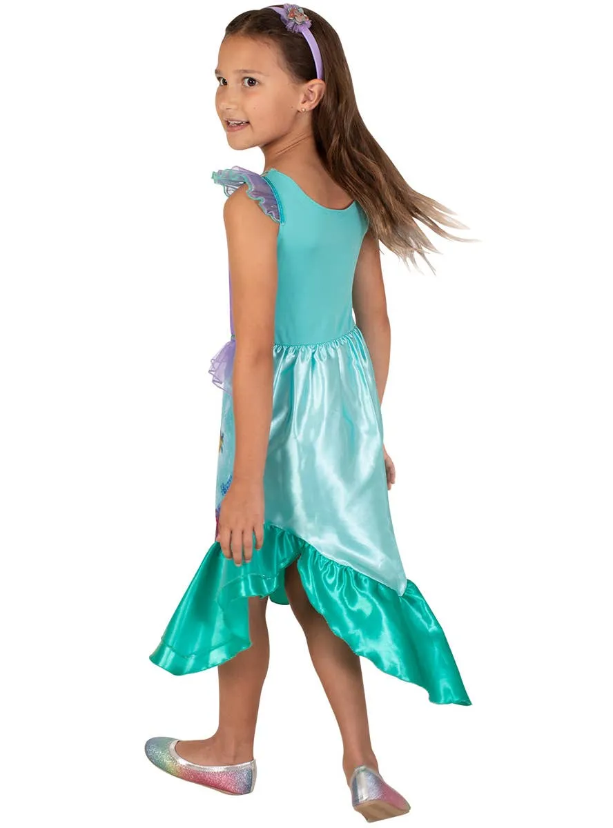 Disney Princess Ariel Girls Premium Dress Up Costume