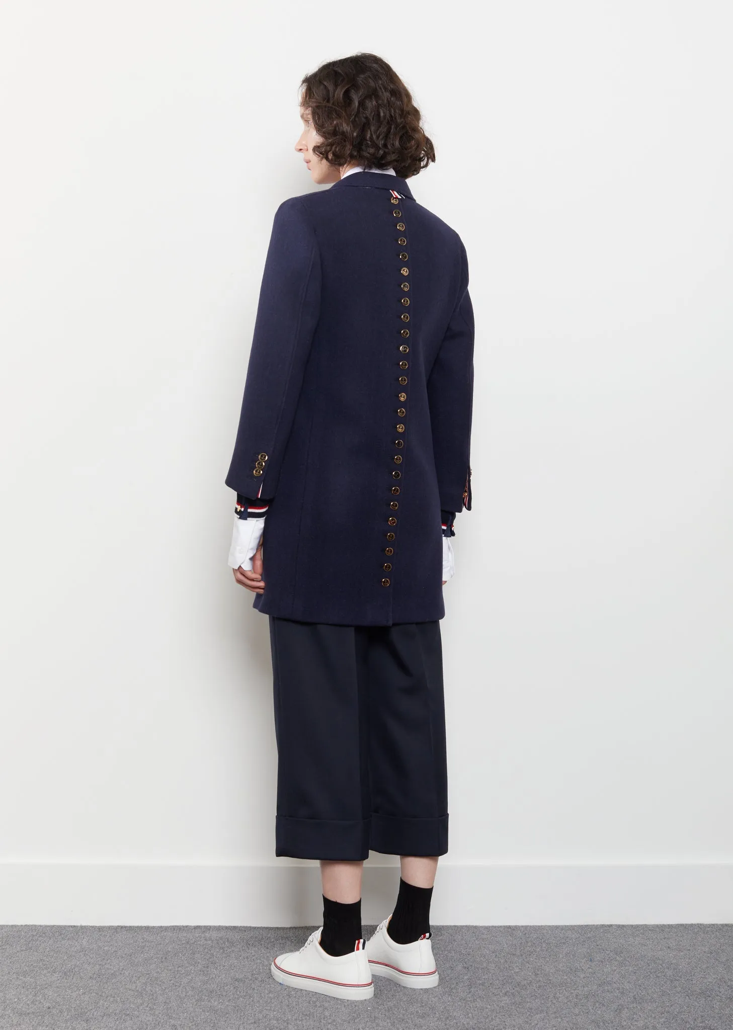 Double-Faced Melton Wool Coat