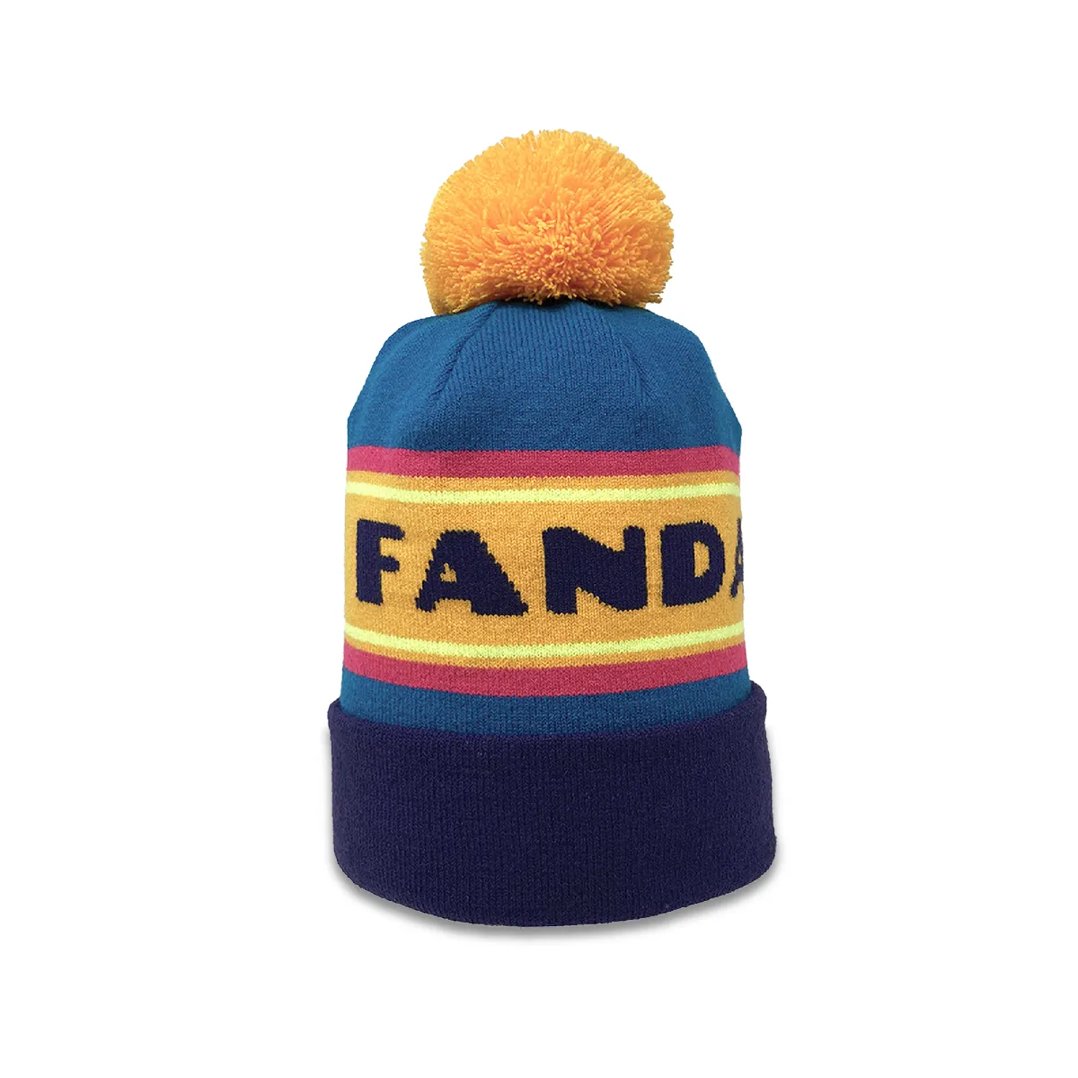 Double Stripe Custom Beanie