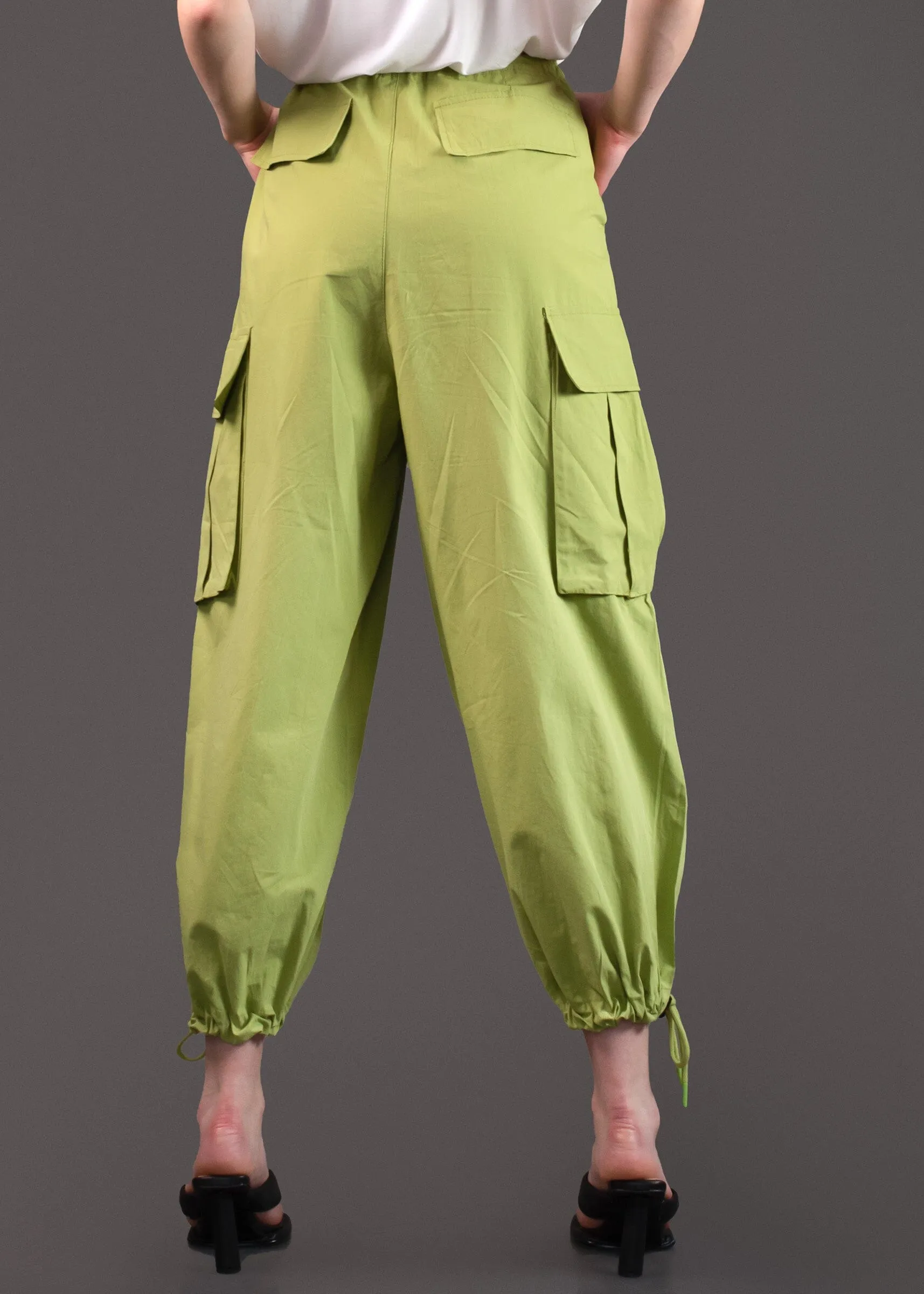 Drawstring Cargo Pants