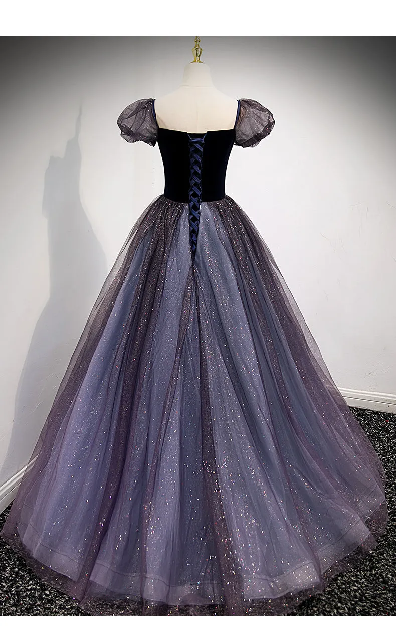 Dreamy Princess Puff Sleeves Prom Dress