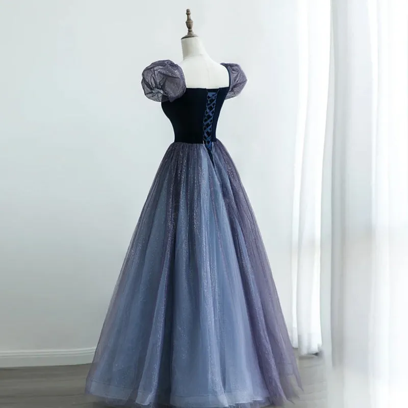 Dreamy Princess Puff Sleeves Prom Dress