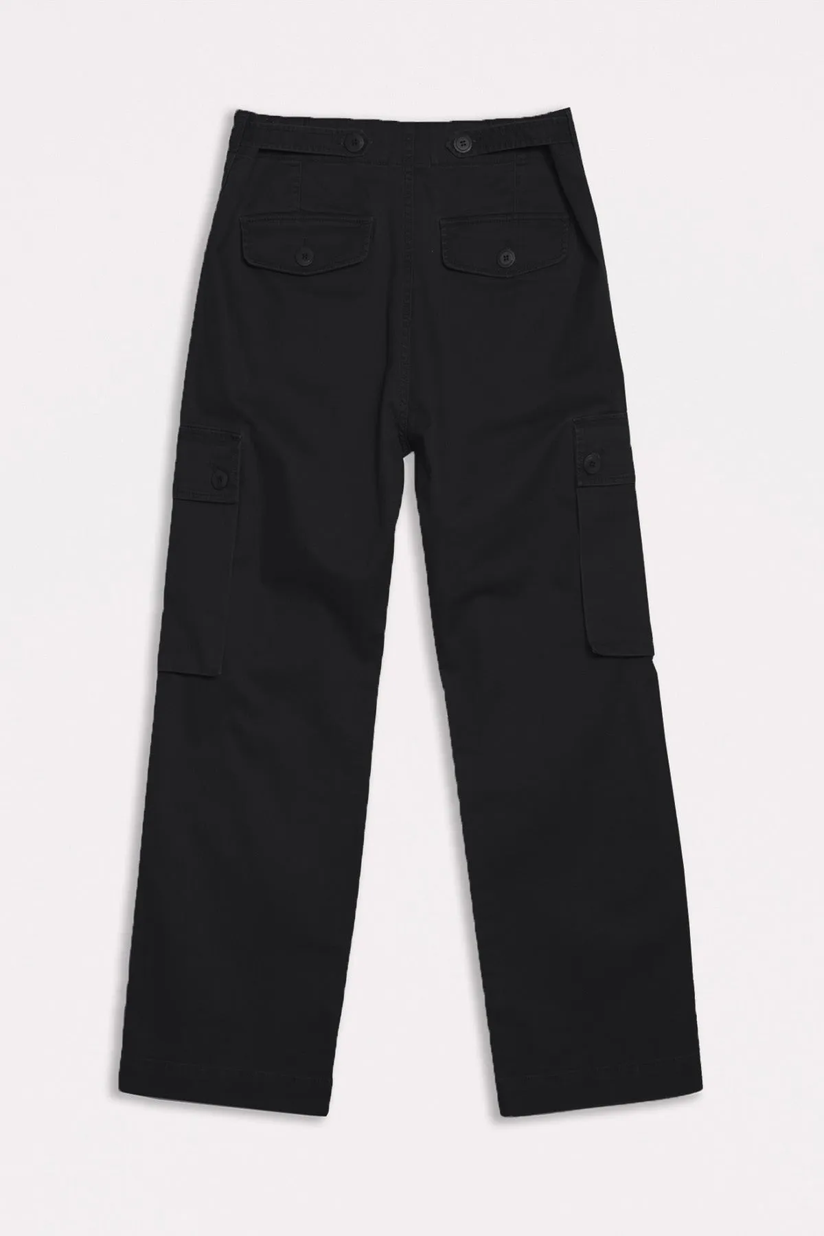 DSTLD Women's Cargo Pant in Black