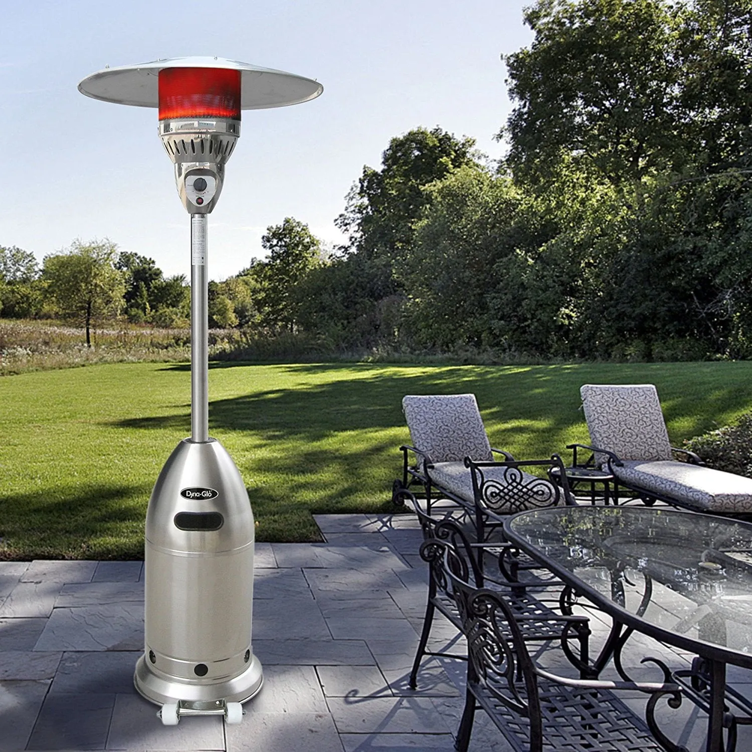 Dyna-Glo DGPH202SS 48000 BTU Premium Stainless Steel Patio Heater