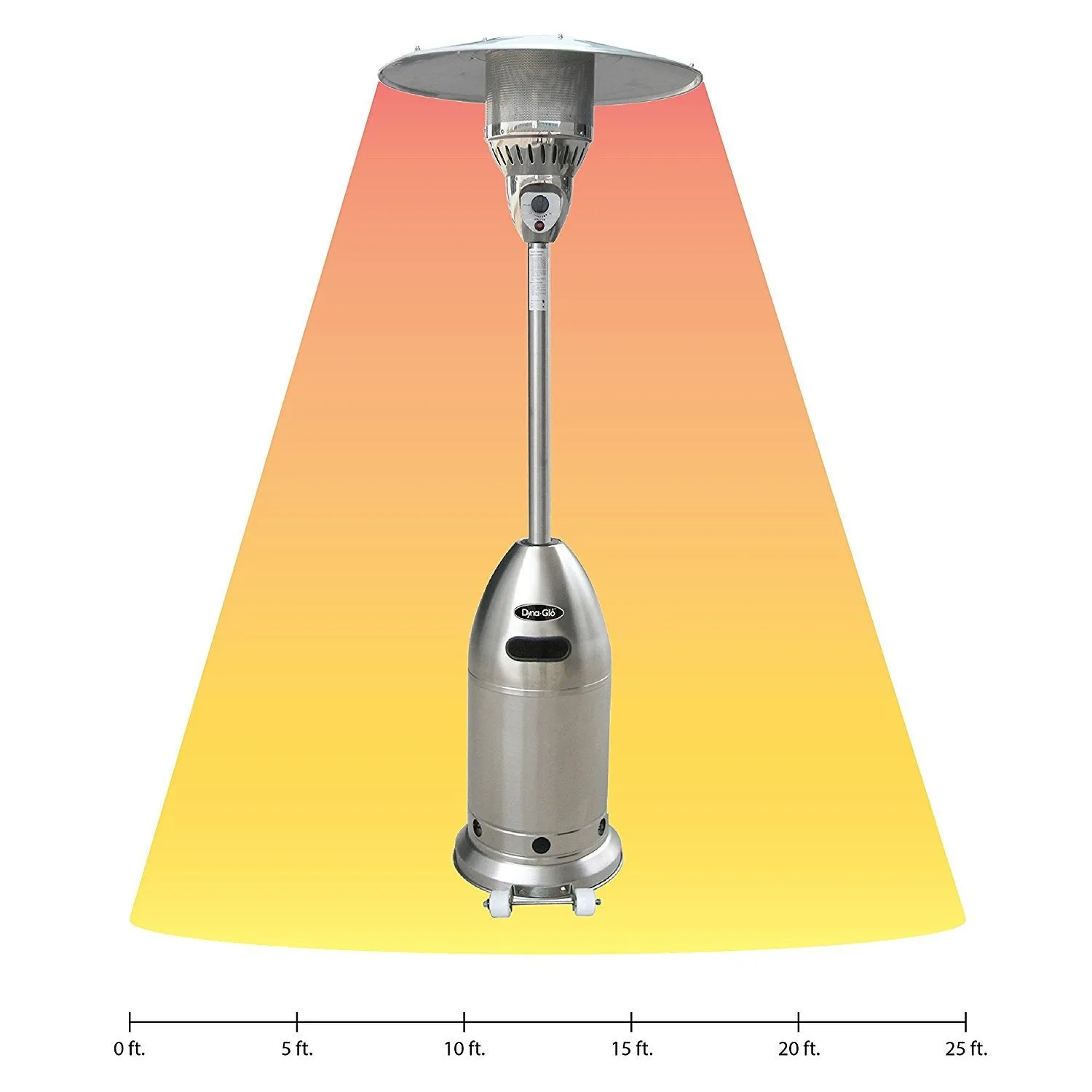 Dyna-Glo DGPH202SS 48000 BTU Premium Stainless Steel Patio Heater