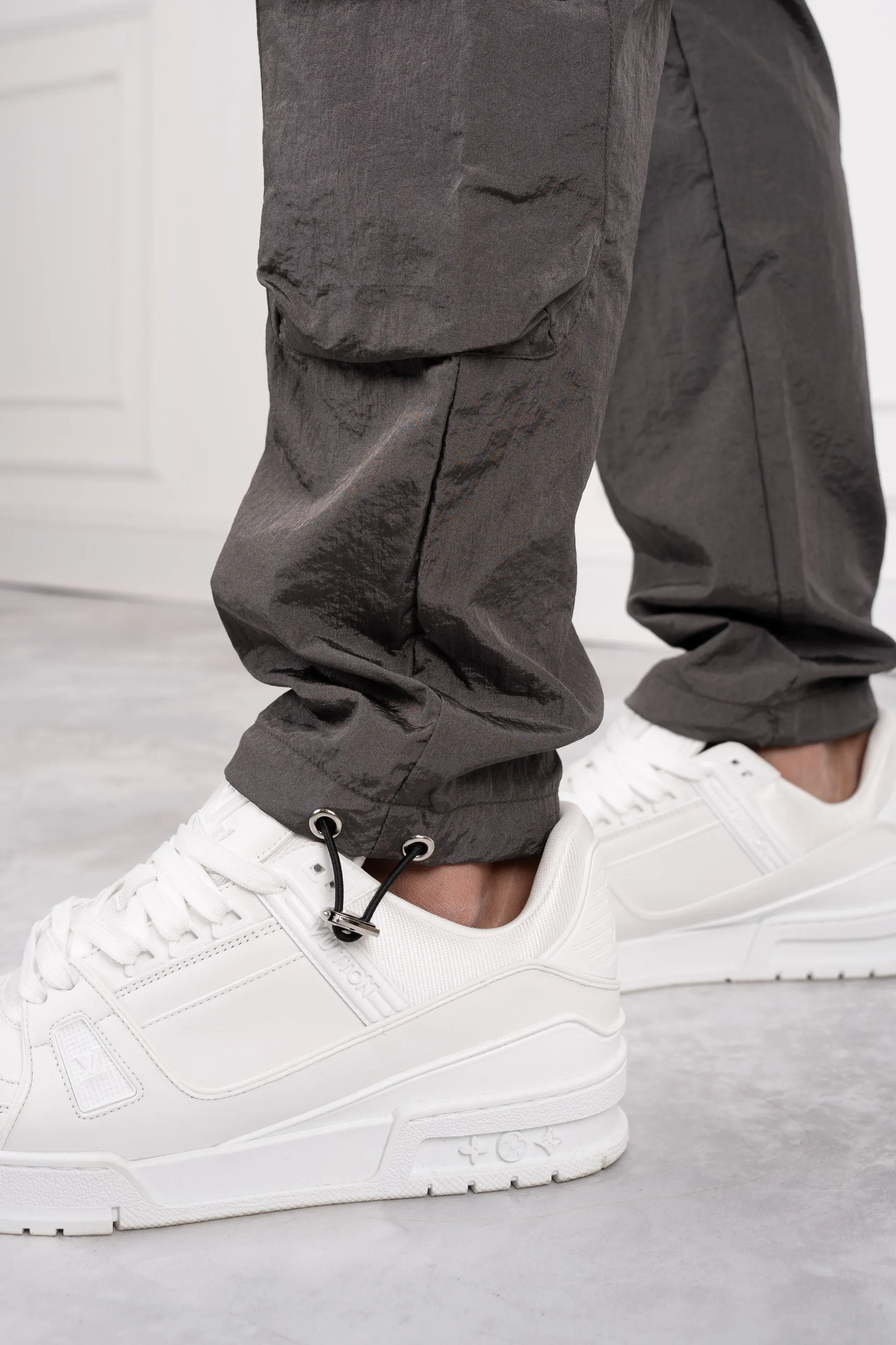 Electra Box Pocket Cargo Pants - Charcoal