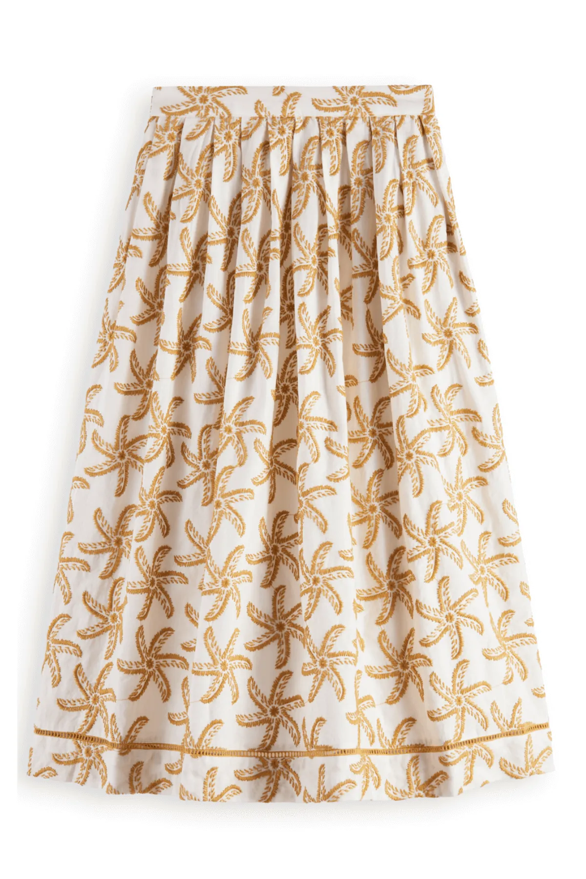 EMBROIDERED MAXI SKIRT STARFISH