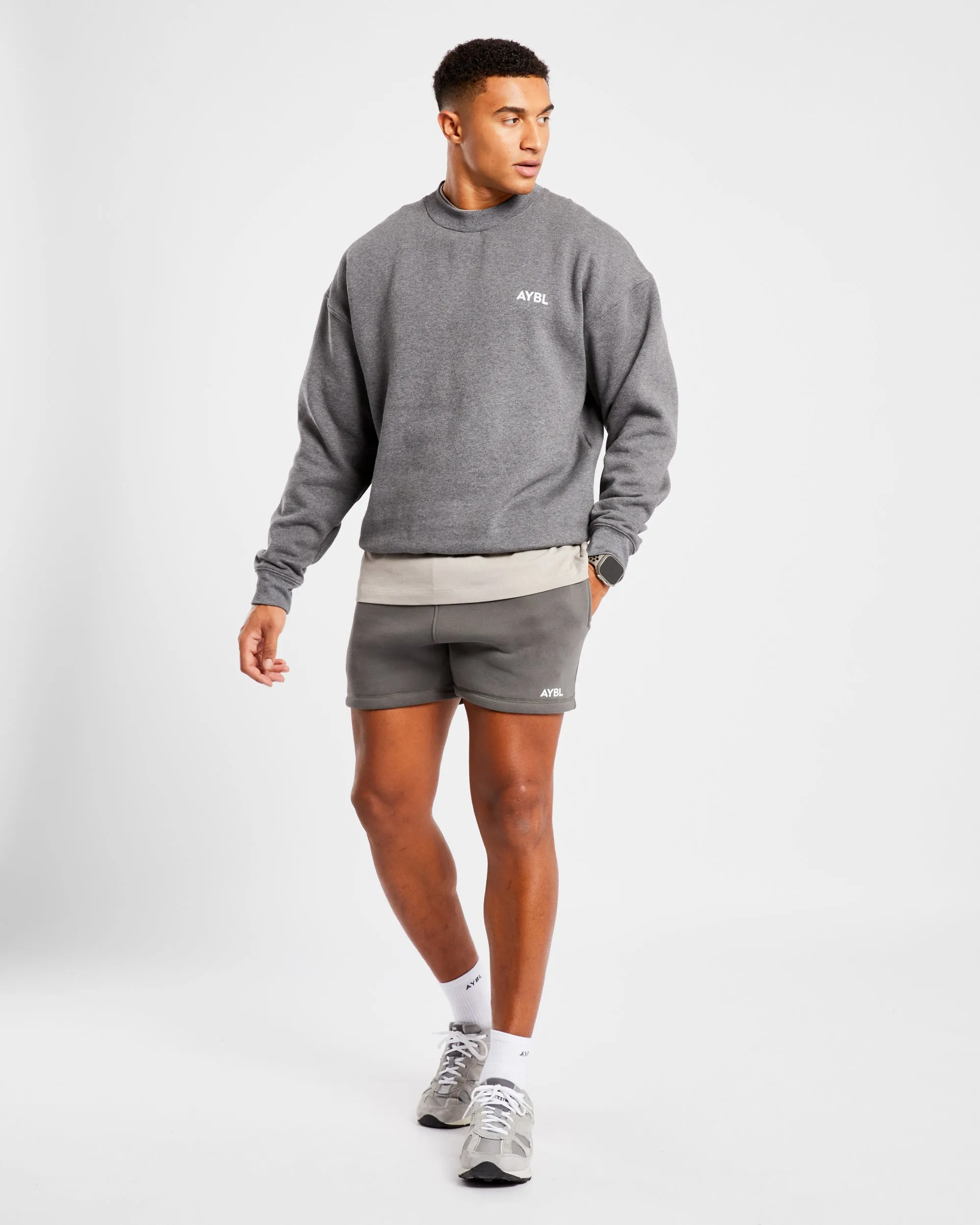 Essential 5" Shorts - Charcoal