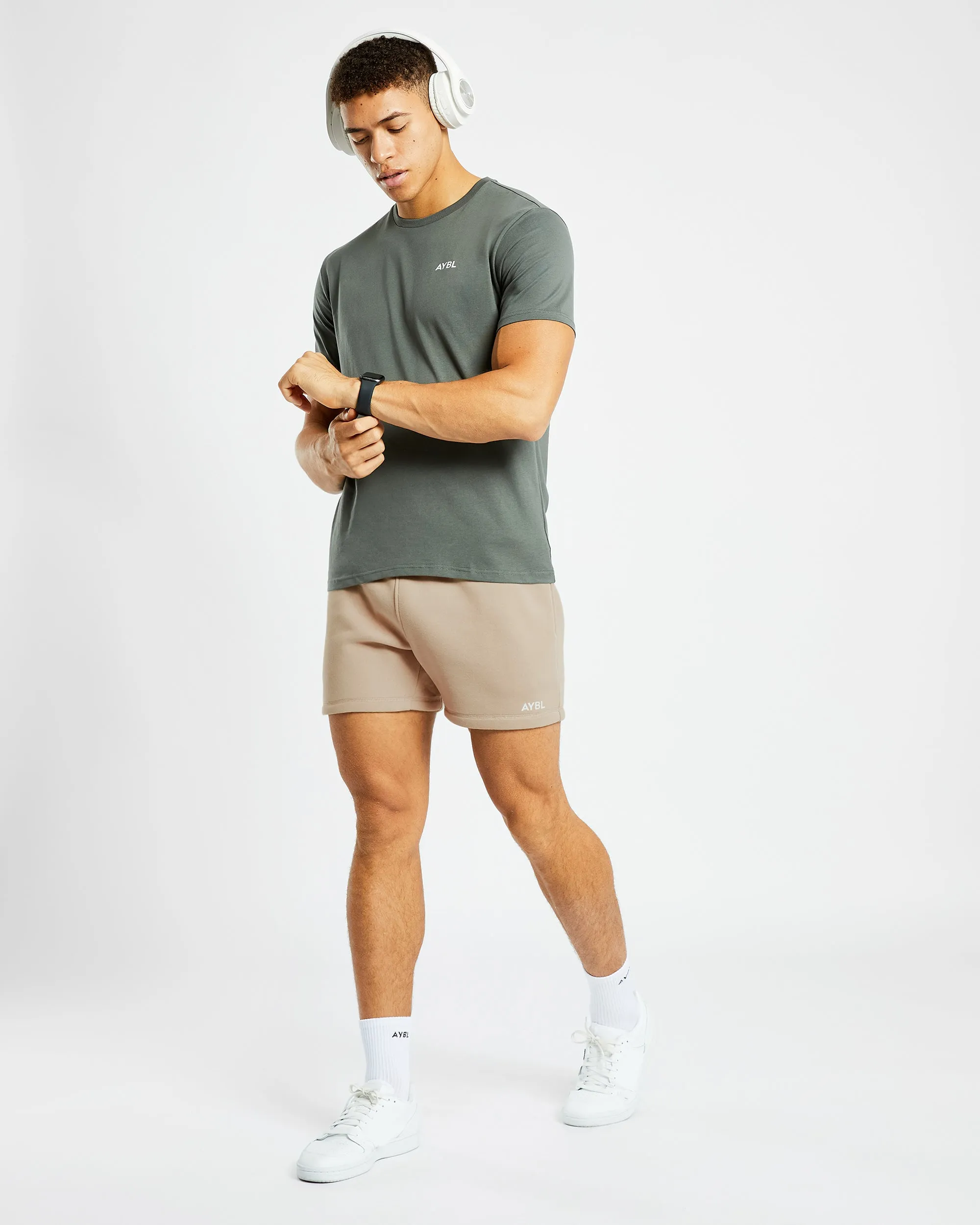 Essential 5" Shorts - Mocha Brown