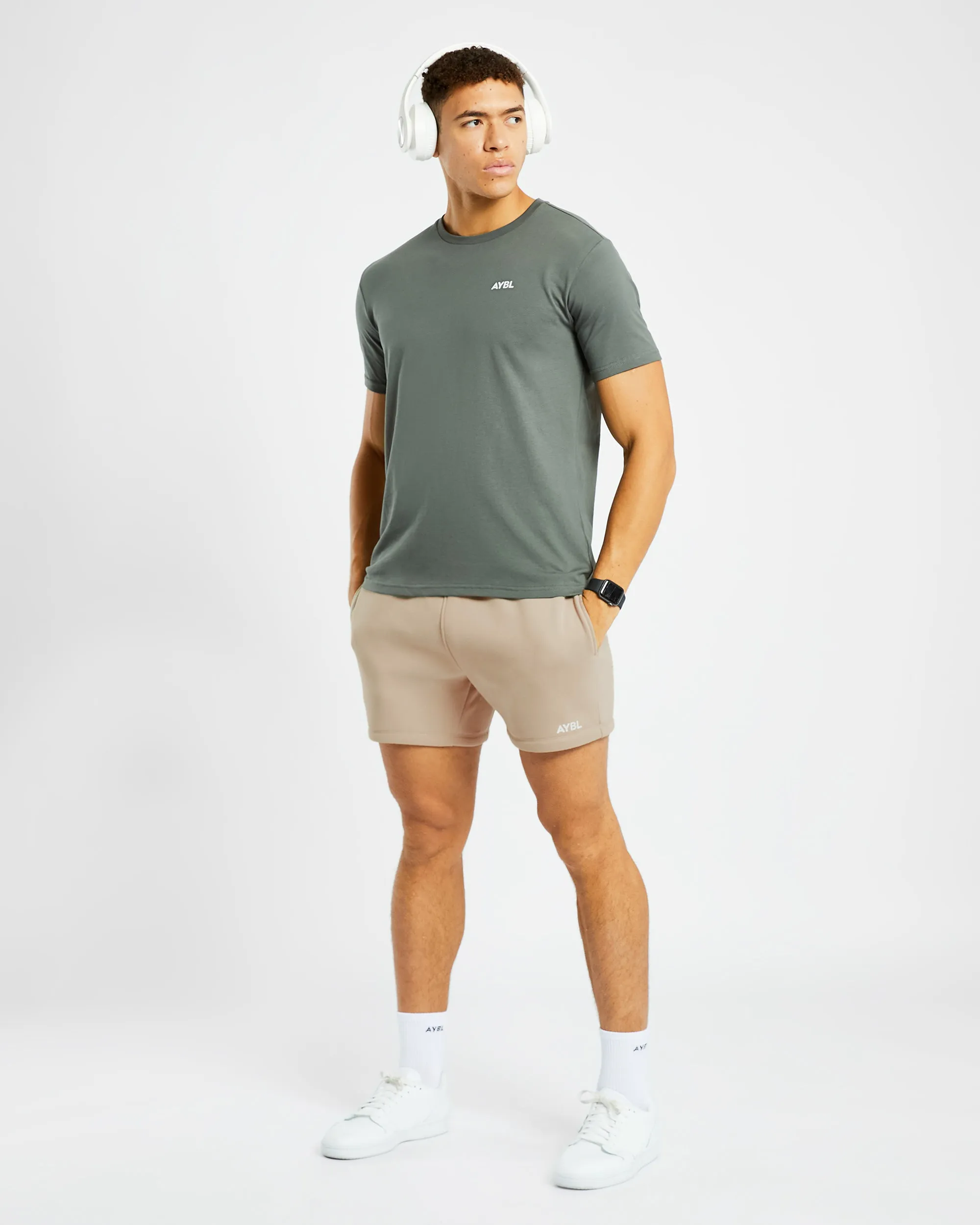 Essential 5" Shorts - Mocha Brown