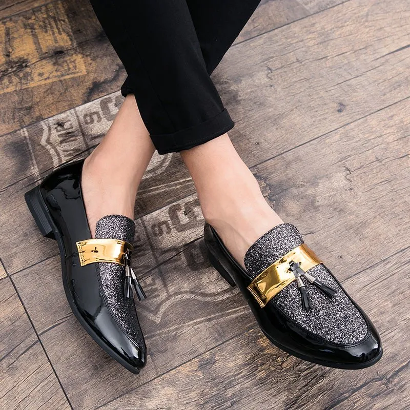 ExoticTasselLux Slip-On Dress Shoes