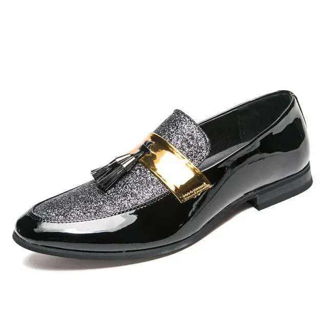 ExoticTasselLux Slip-On Dress Shoes