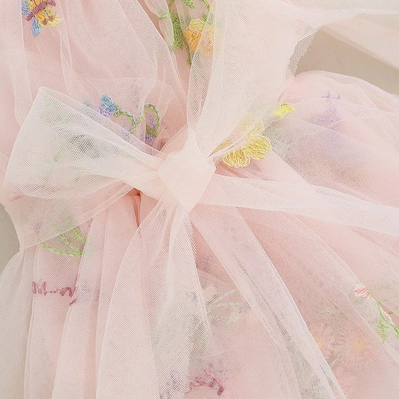 FAIRY Long-Sleeve Tulle Romper with Headband