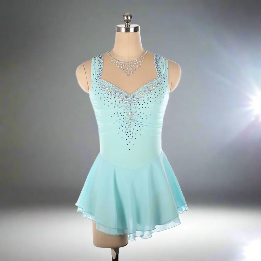 Figure Skating Dress  Customizable Available in 7 Colors BSU050623