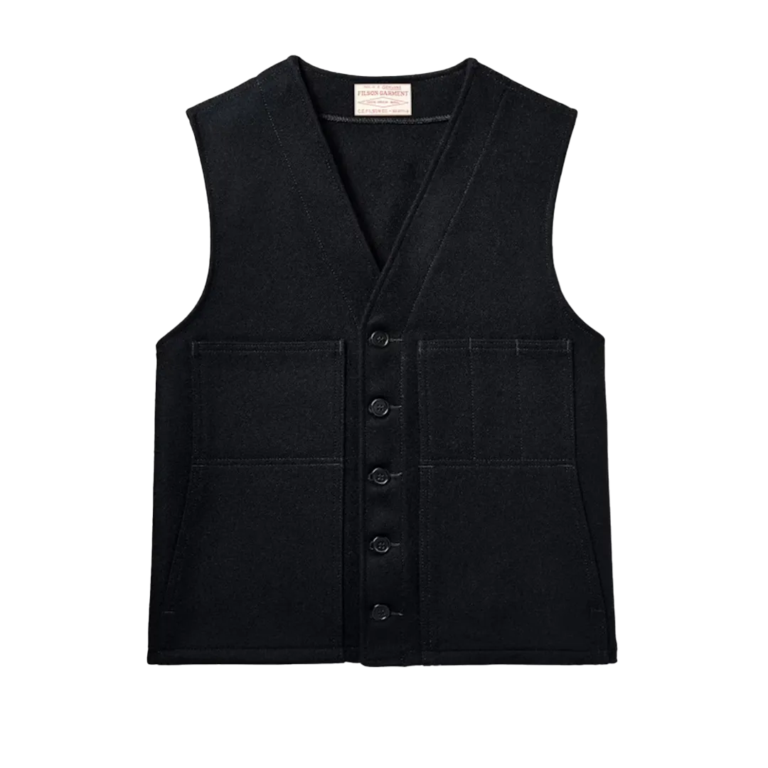 Filson - Mackinaw Wool Vest - Dark Navy