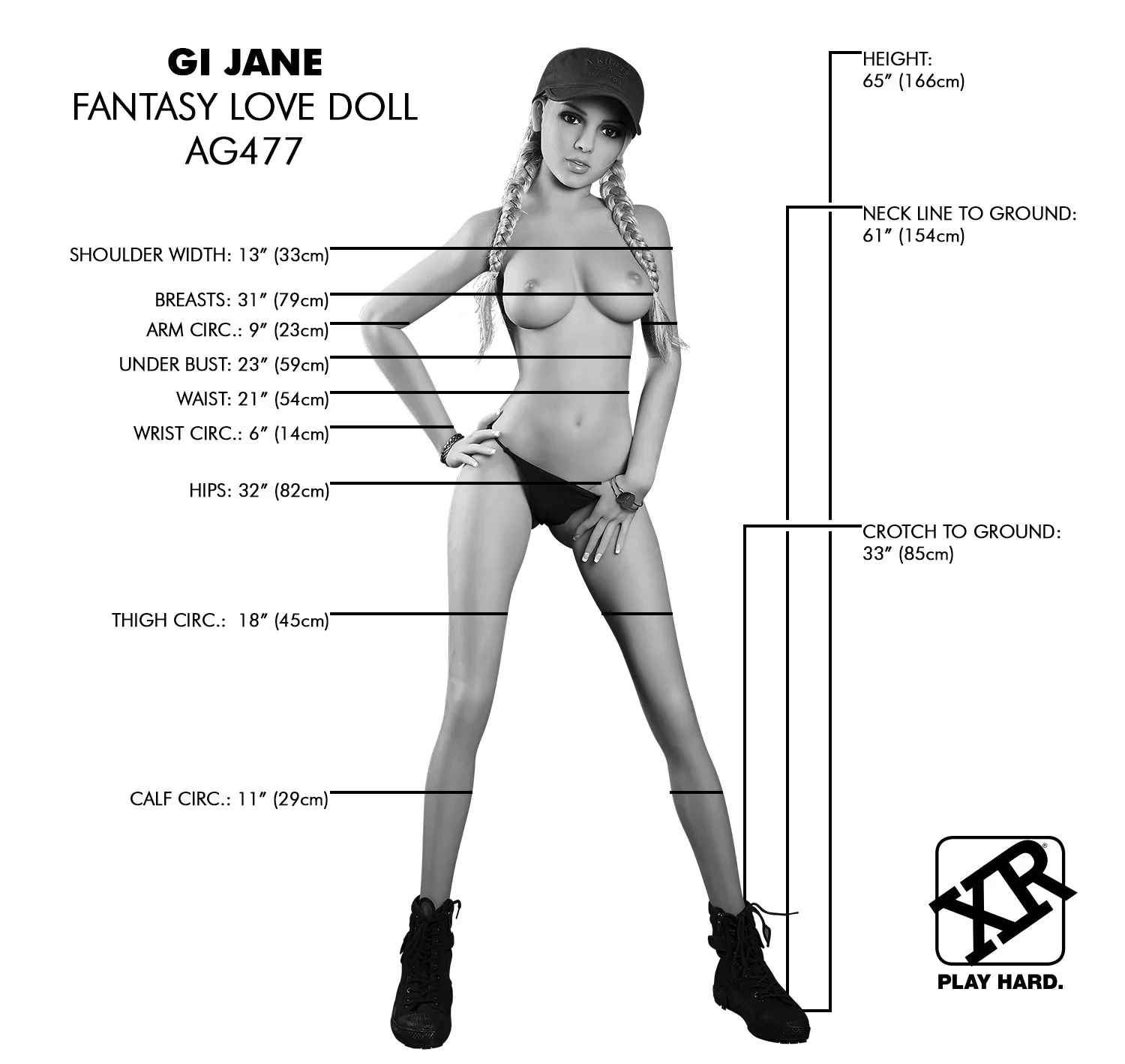 Gi Jane Fantasy Love Doll