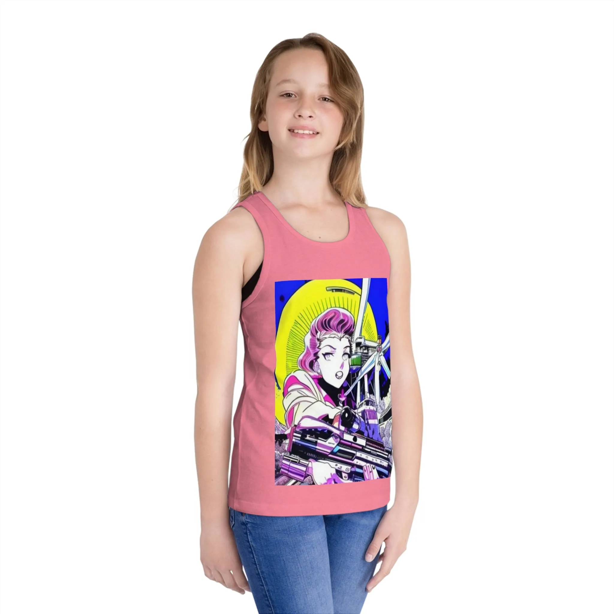 Girls Kid's Jersey Tank Top