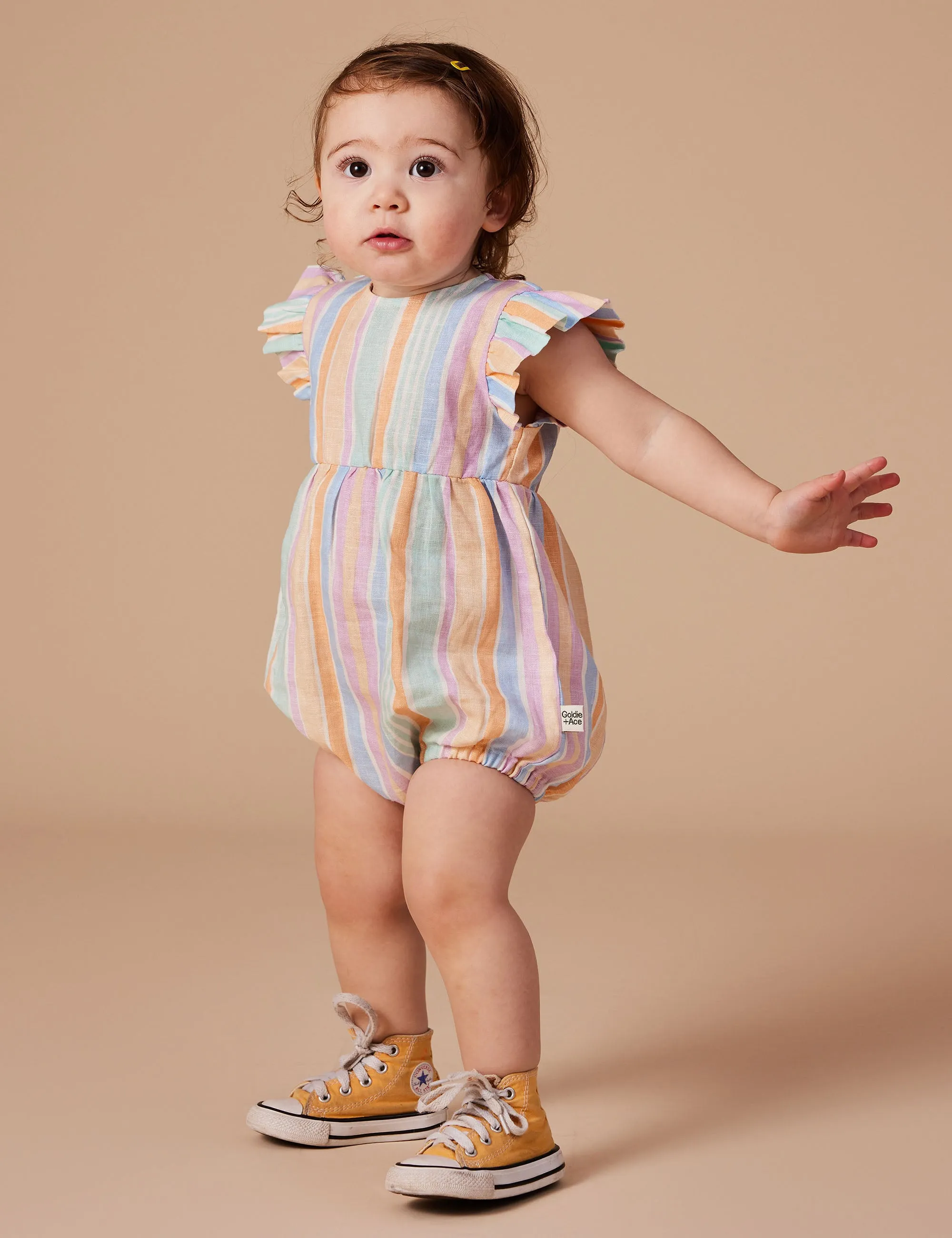 Goldie   Ace - Lani Linen Romper