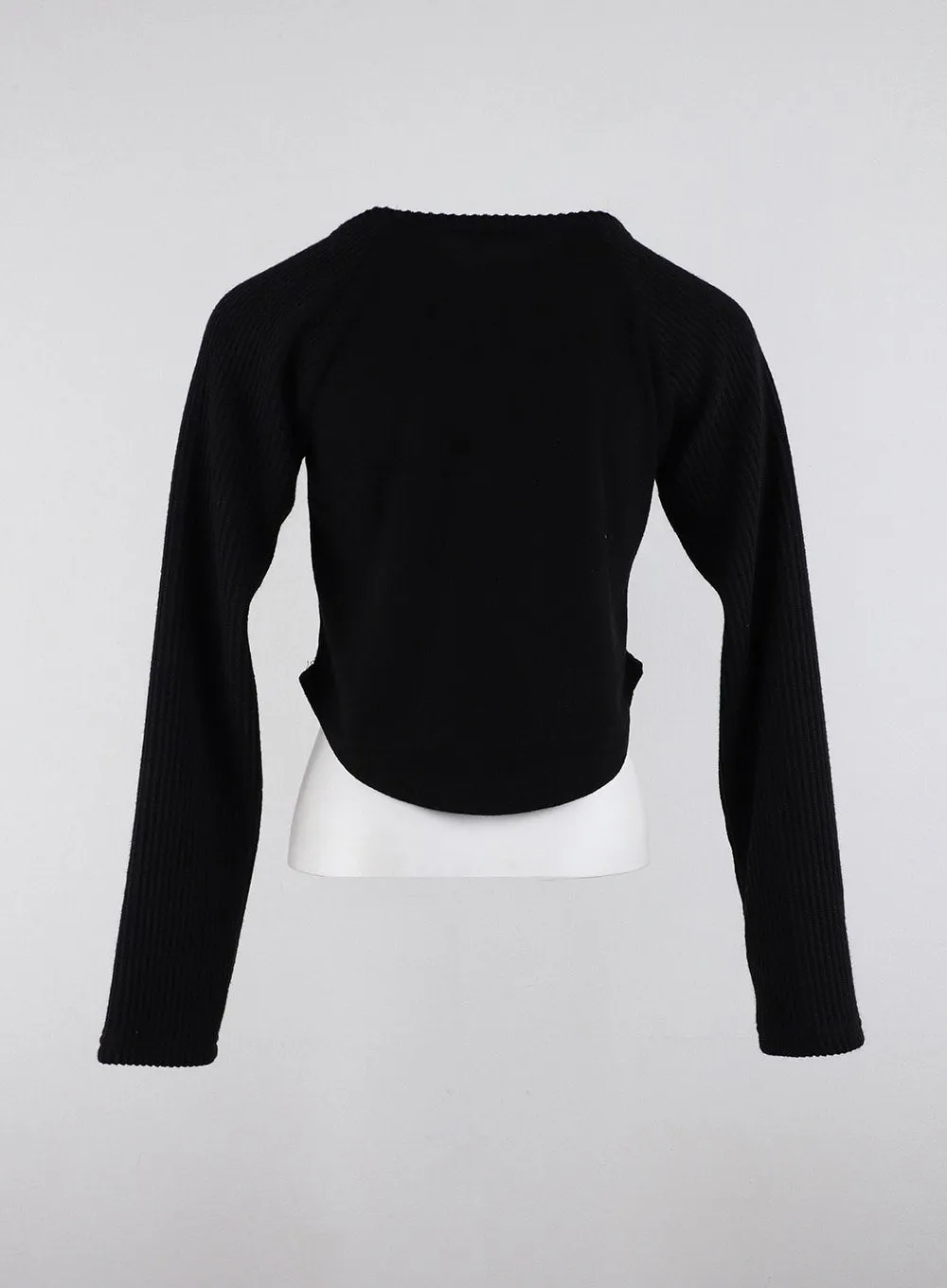 Graphic Lettering Long Sleeve Crop Top CD320