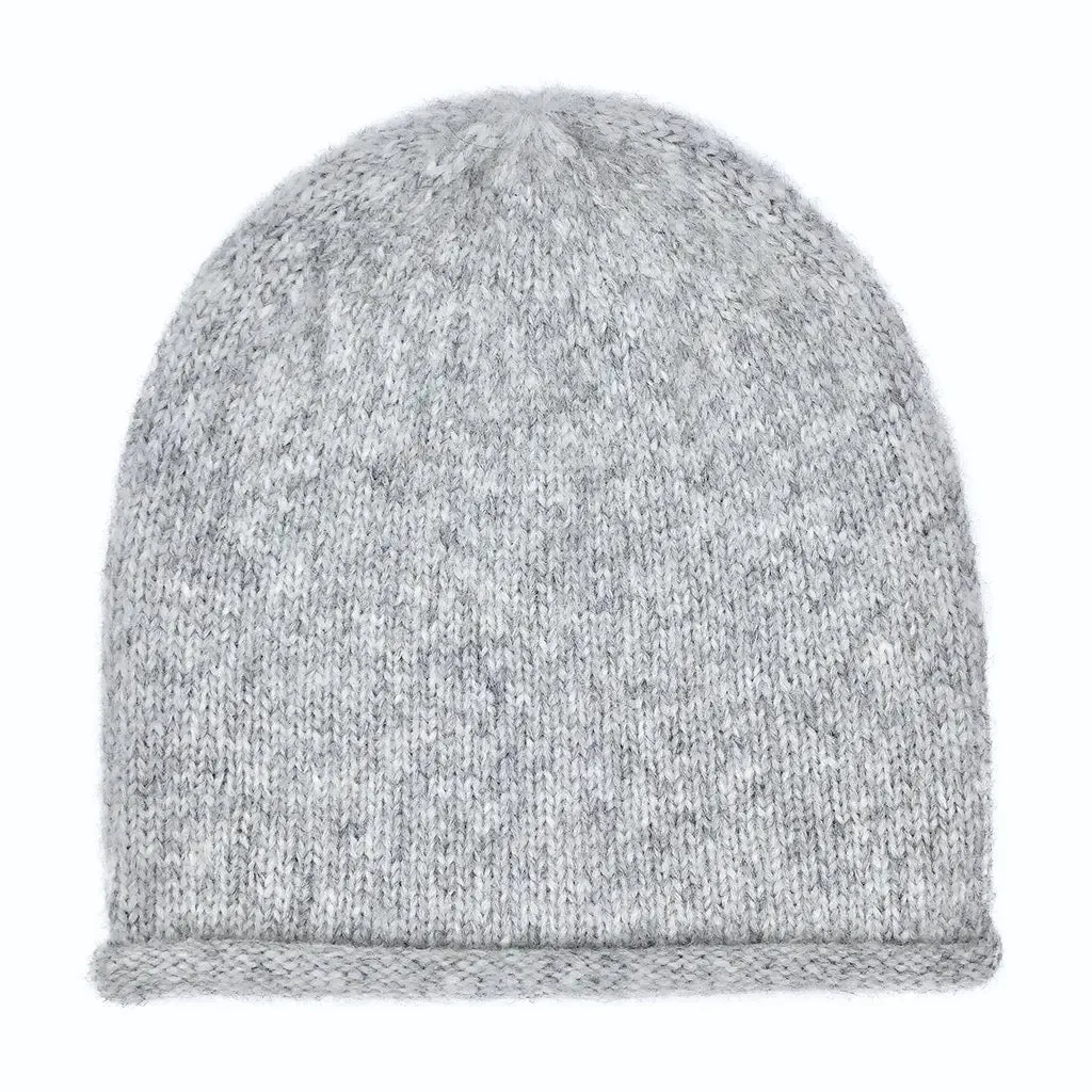 Gray Essential Knit Alpaca Beanie | Ethical Style