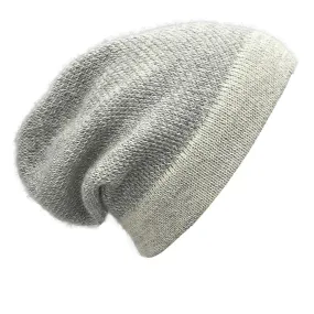 Gray Interwoven Alpaca Beanie | Ethical Style