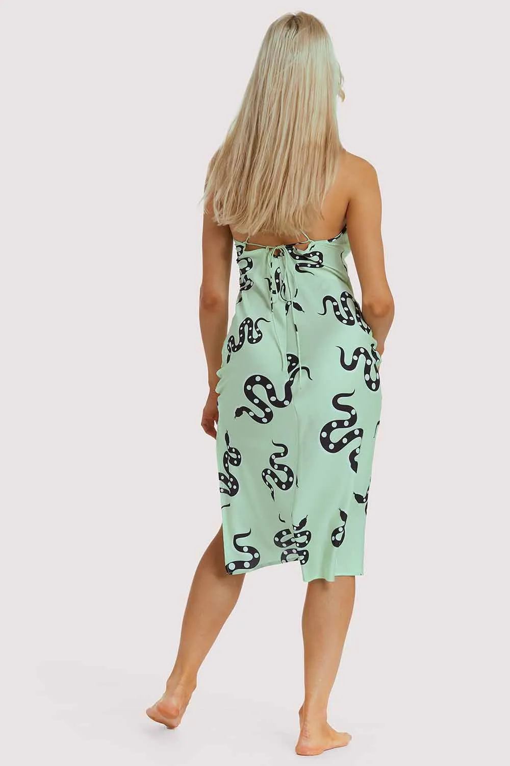 Green Moon Snake Dress