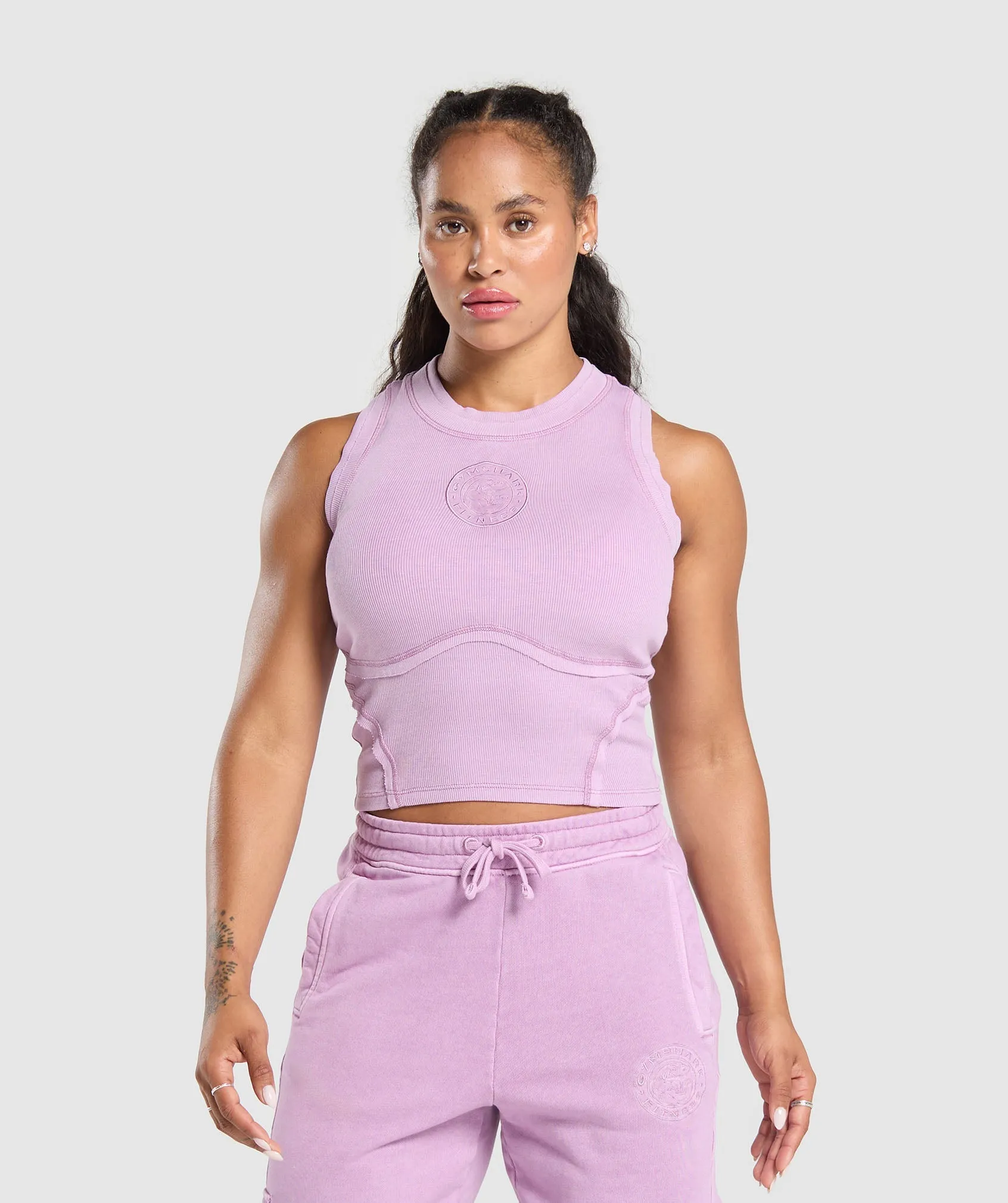 Gymshark Premium Legacy Tank - Warm Lilac