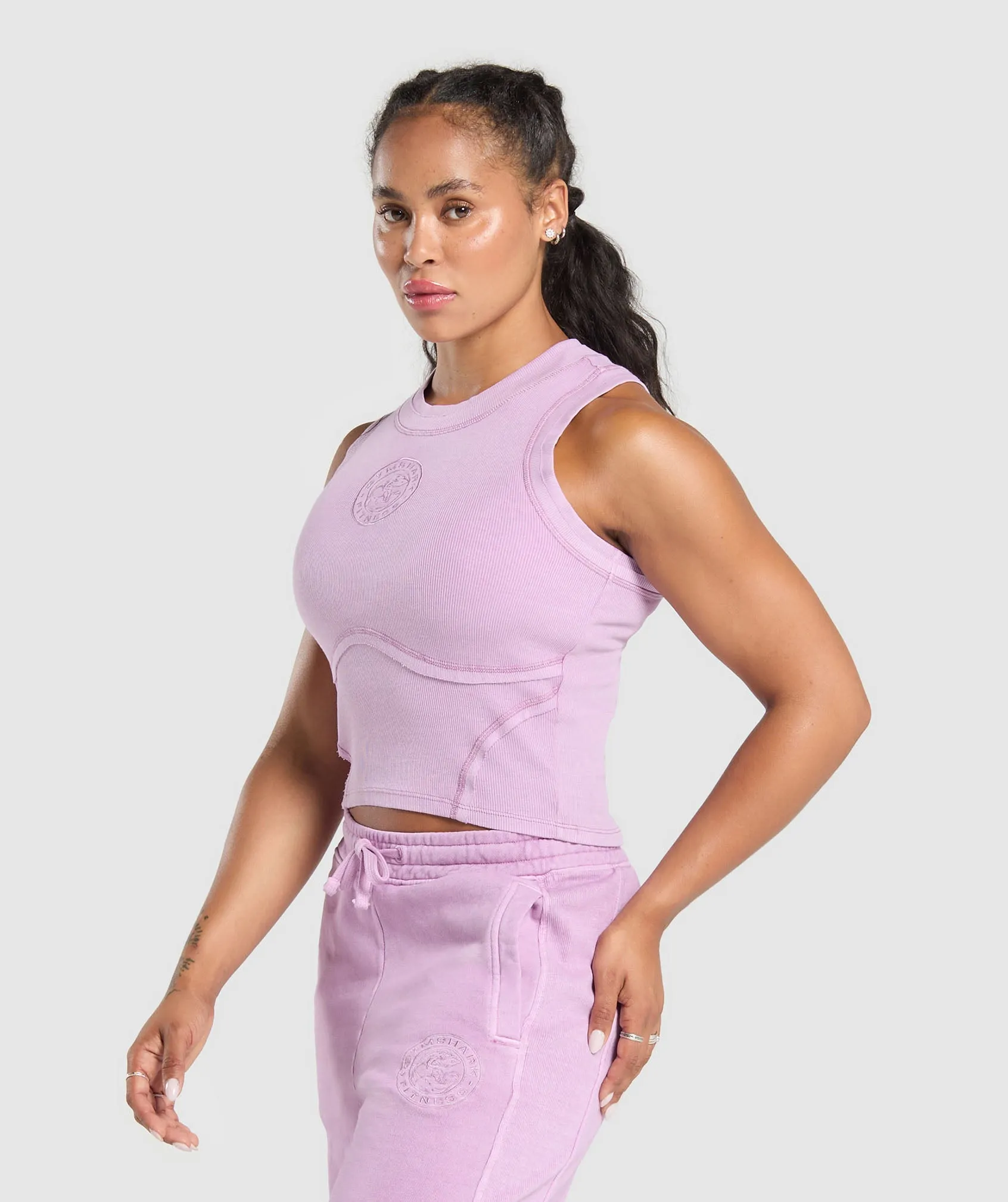 Gymshark Premium Legacy Tank - Warm Lilac