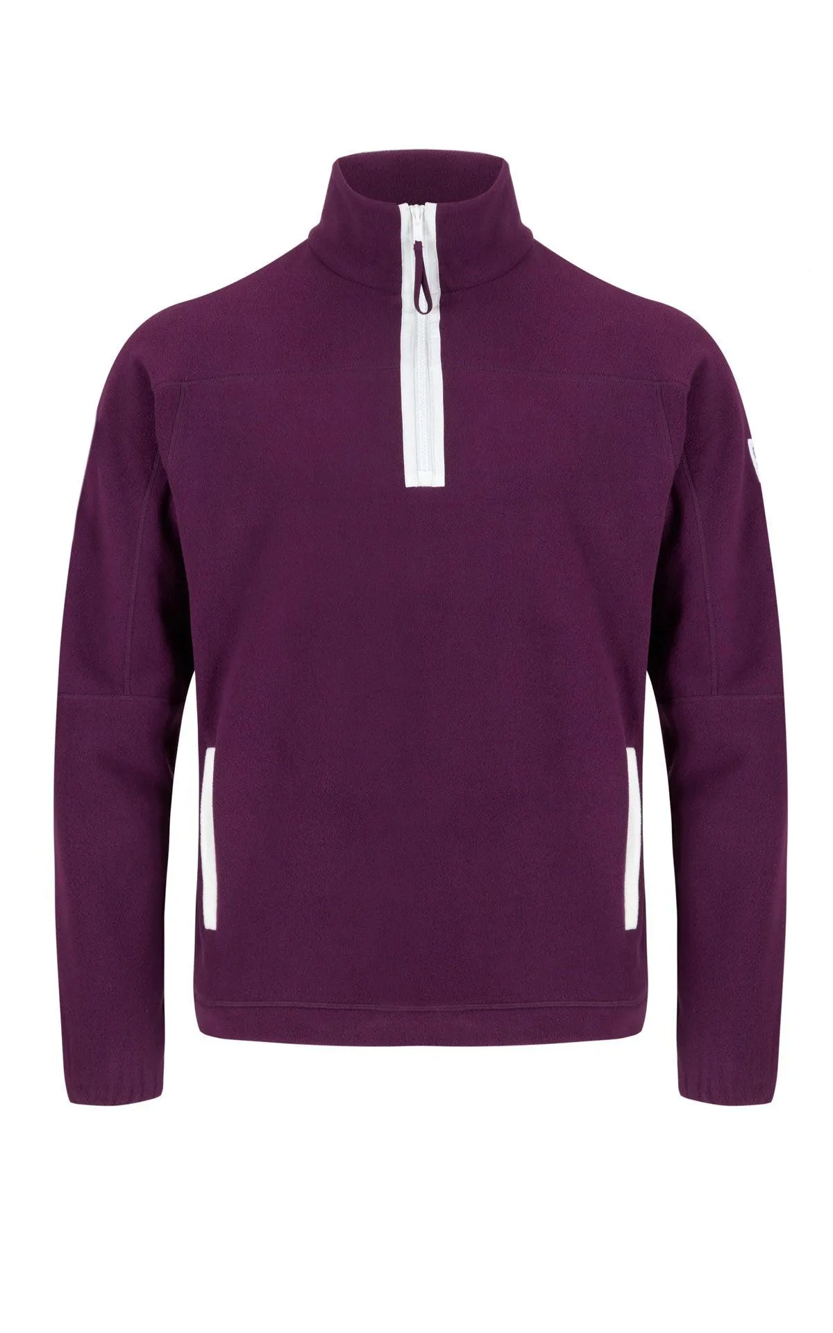 Half Zip Polar Fleece in Sangria