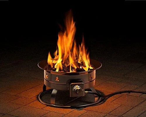 Heininger 5995 58,000 BTU Portable Propane Outdoor Fire Pit