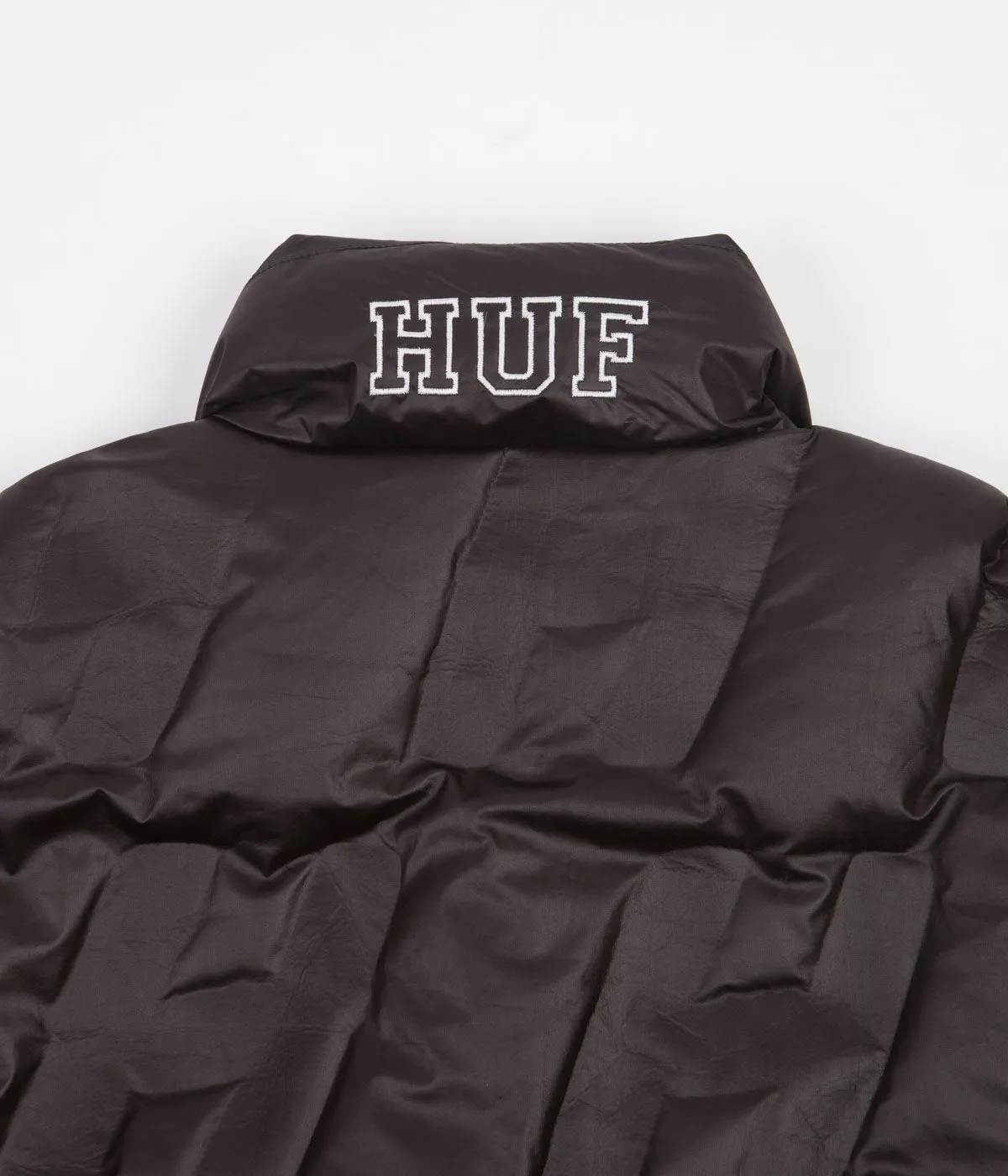 HUF Monogram Puffer Jacket - Black