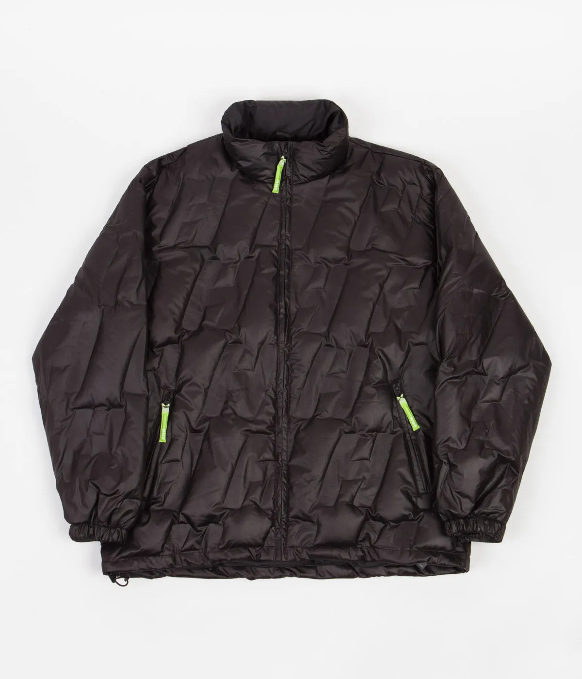 HUF Monogram Puffer Jacket - Black