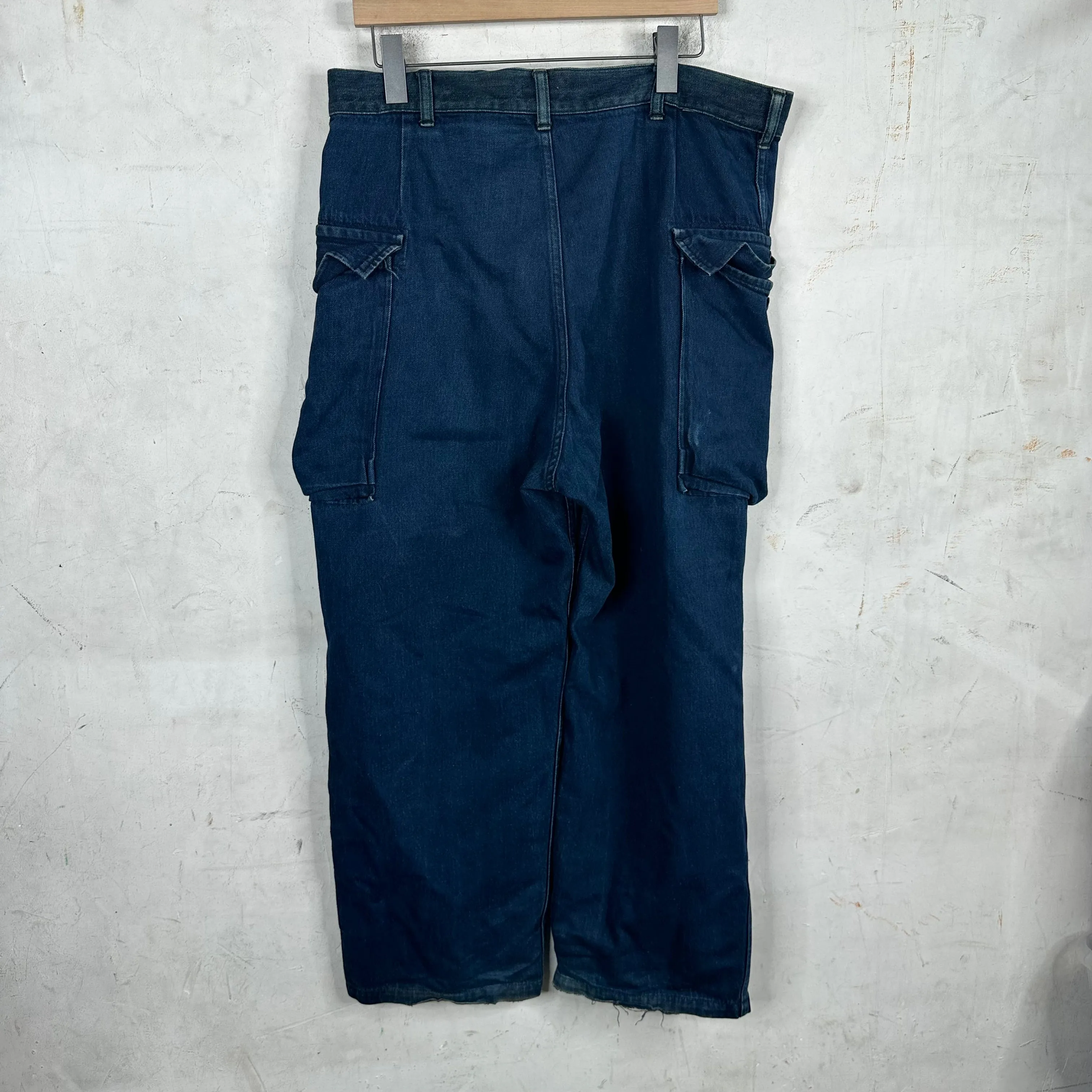 Kapital Indigo Cargo Denim Pants