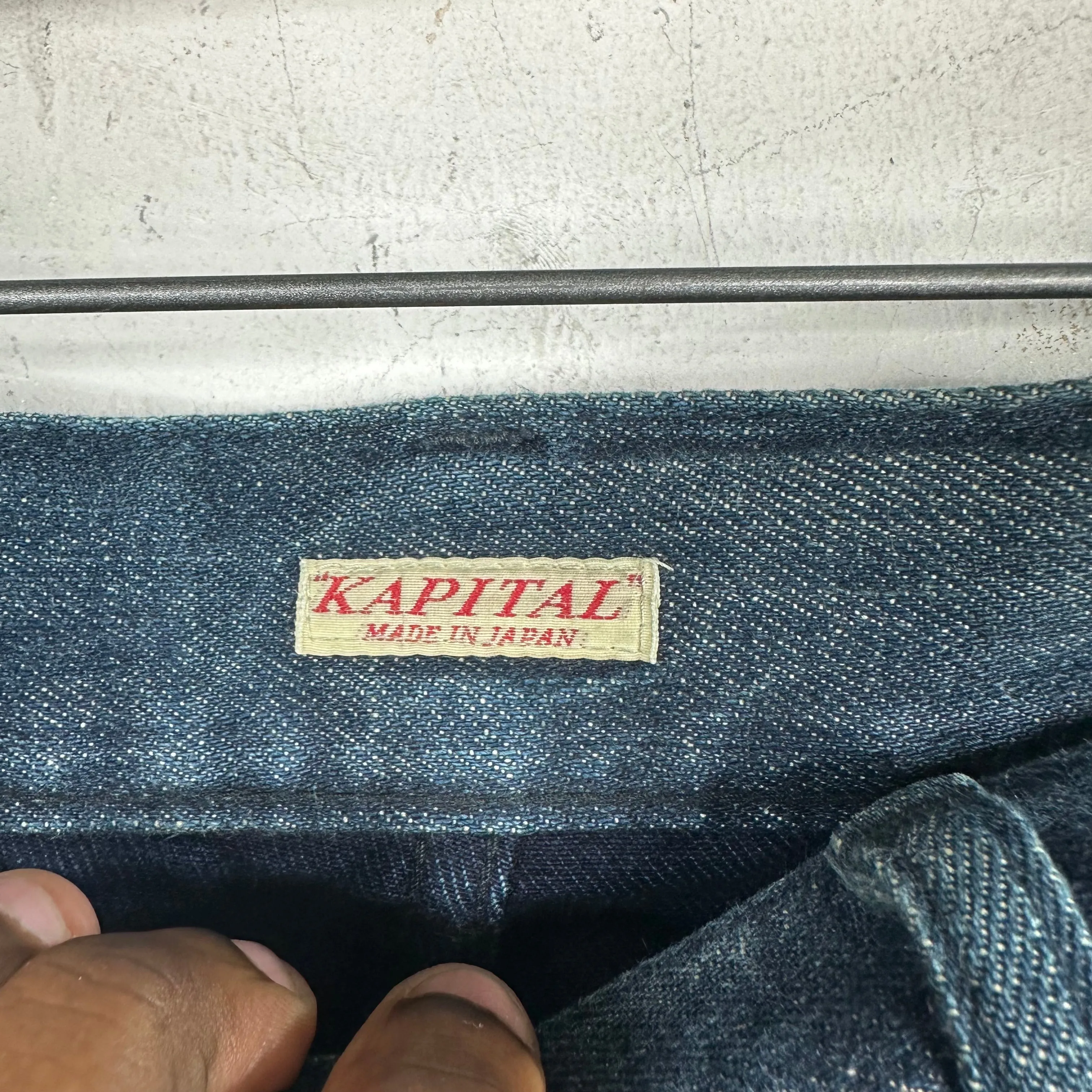 Kapital Indigo Cargo Denim Pants