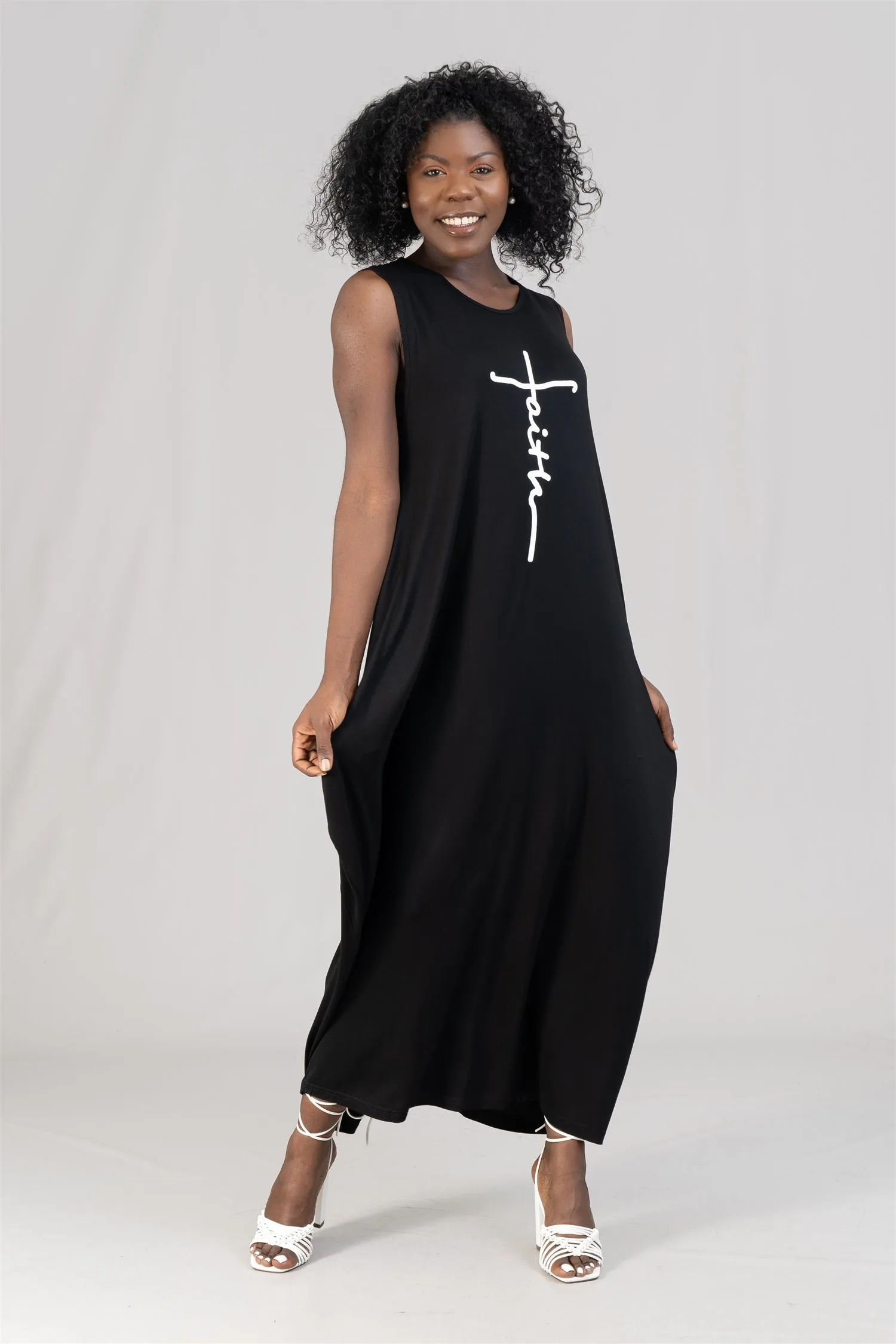 KaraChic CHH22052 Sleeveless Faith Maxi Dress