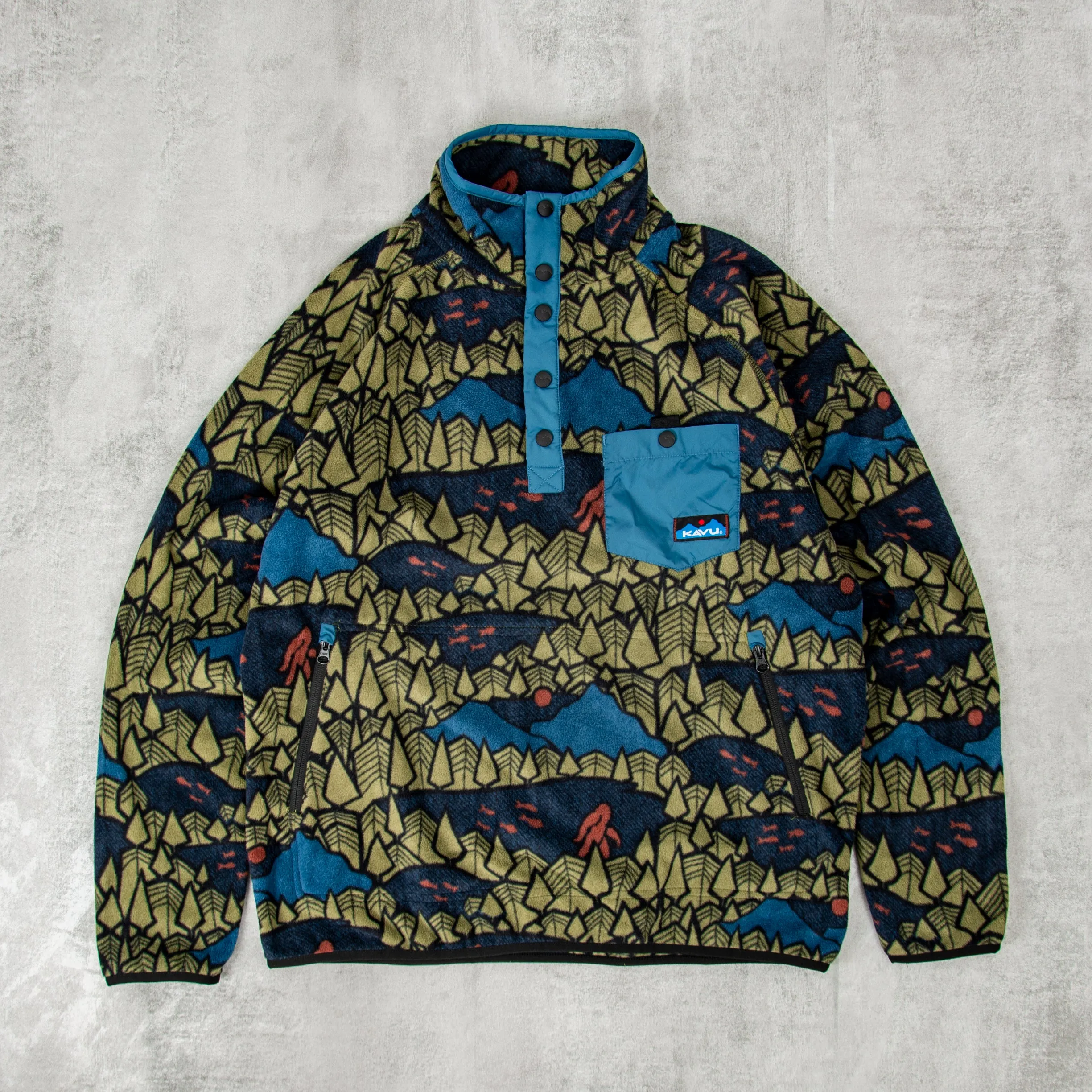 KAVU Teanaway Fleece - Sasquatch Twilight