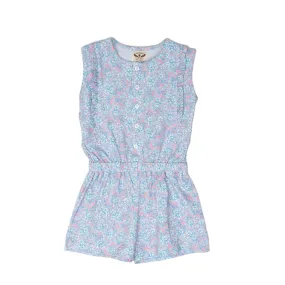 Kinsley Cotton Candy Floral Romper