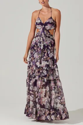 Kitsune Floral Maxi Dress