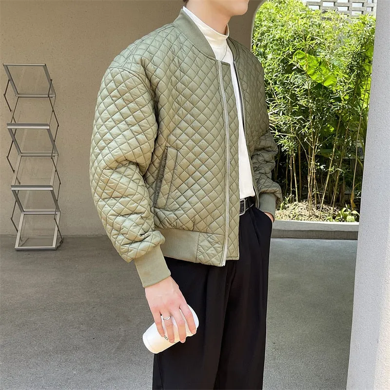 [Korean Style] 3 Colors Padded Cotton Bomber Jackets