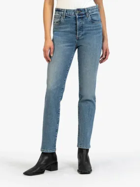 Kut Rosa High Rise Ankle Straight Jean