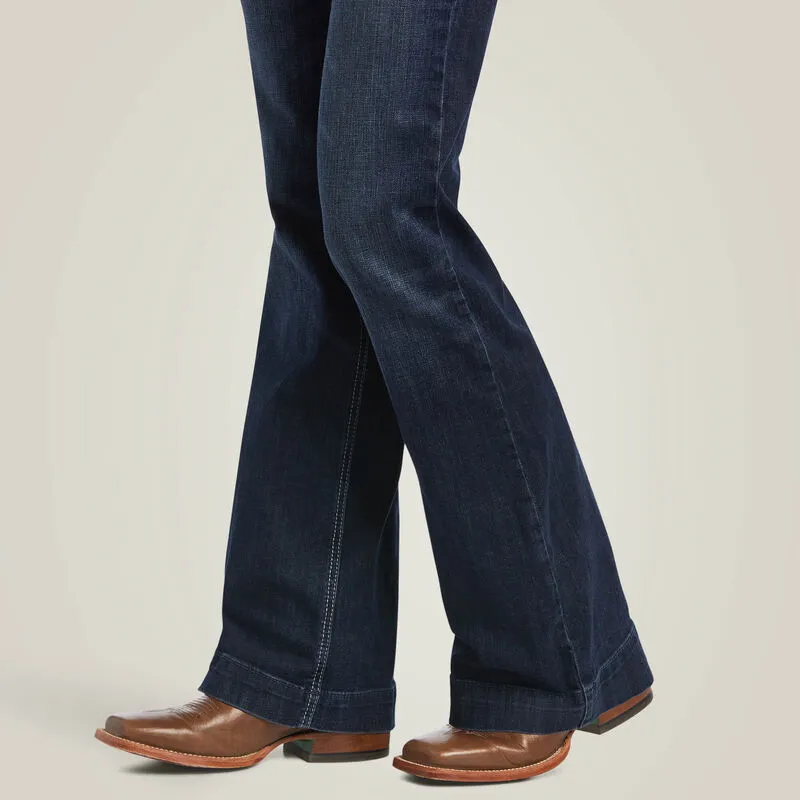 Ladies Ariat Trouser Perfect Rise Aisha Wide Leg Perfect Trouser - 10040806